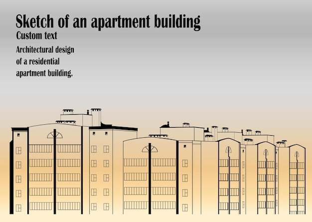 Progettazione architettonica di un condominio residenziale