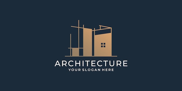 Architecture logo design vector illustration