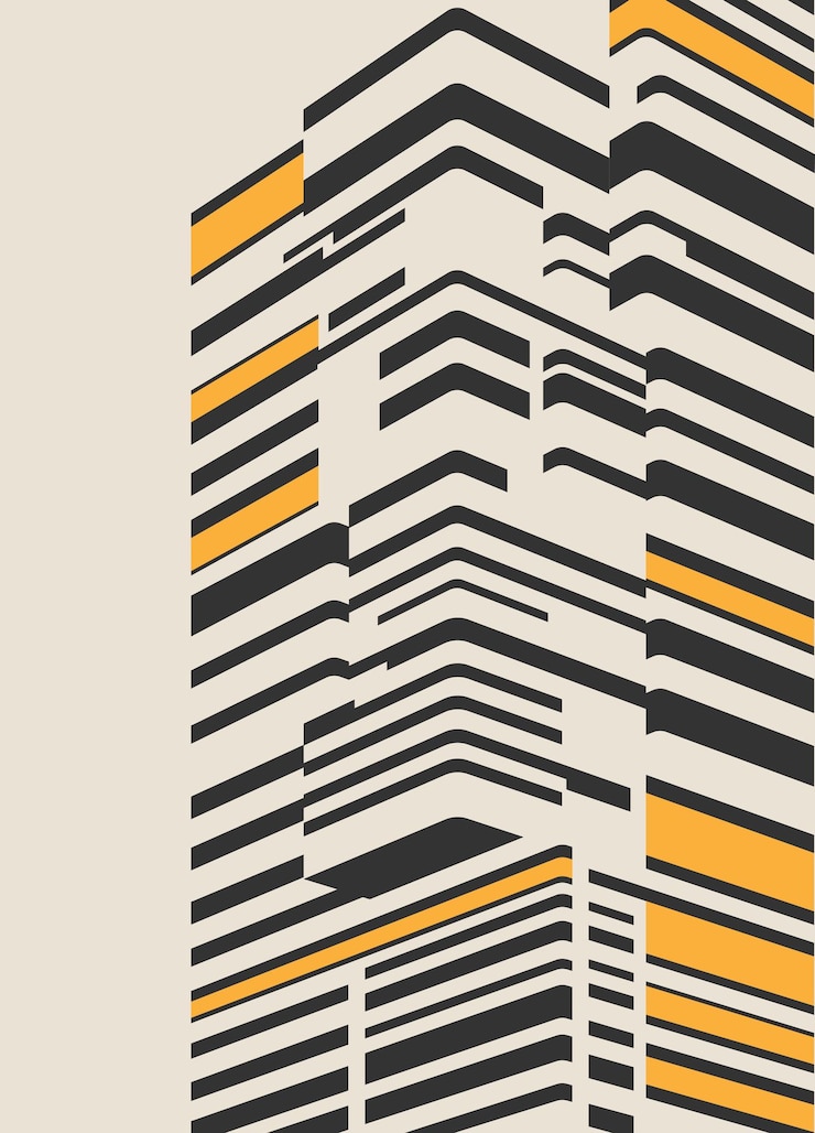 Vector architecture of the modern city vector illustration sketch for creativity