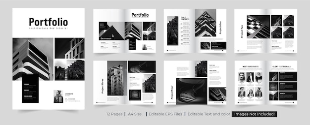 建築ポートフォリオインテリアポートフォリオデザインポートフォリオテンプレートデザイン