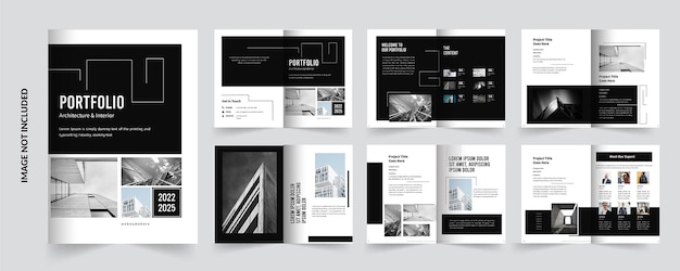 Architecture portfolio, professional portfolio design