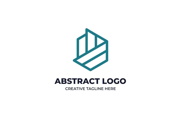 Vector architectuur die moderne logo illustratie bouwt