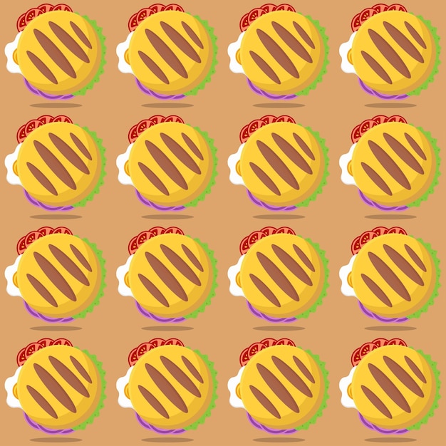 Vector arepas pattern 10