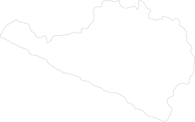 Arequipa peru outline map