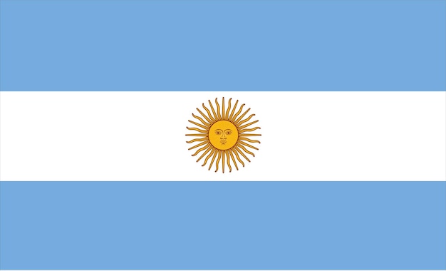 Argentina Flag Design