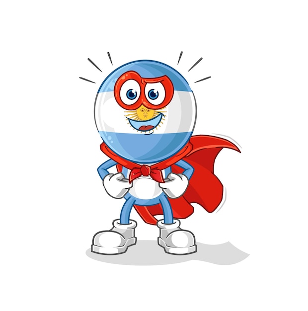 Vector argentina heroes vector cartoon character