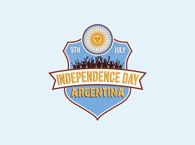 아르헨티나 독립기념일. 사람들은 7월 9일을 기념합니다. 5월의 태양 아르헨티나의 솔 데 마요