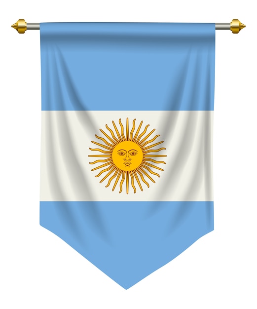 Vector argentina pennant