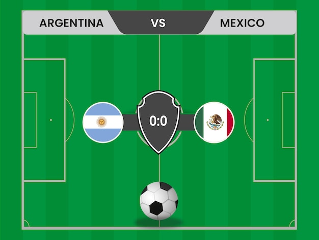 Argentina vs Mexico, world soccer match 2022, group c world football competition championship versus