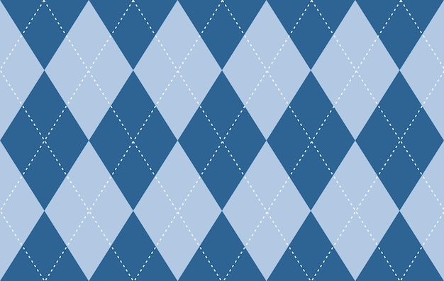 Vector argyle color seamless geometric pattern