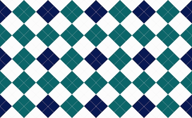 Argyle color seamless geometric pattern