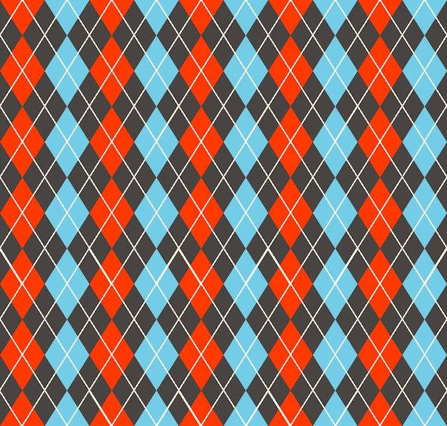Argyle patroon. Geometrische eenvoudige achtergrond. Creatieve en elegante stijlillustratie