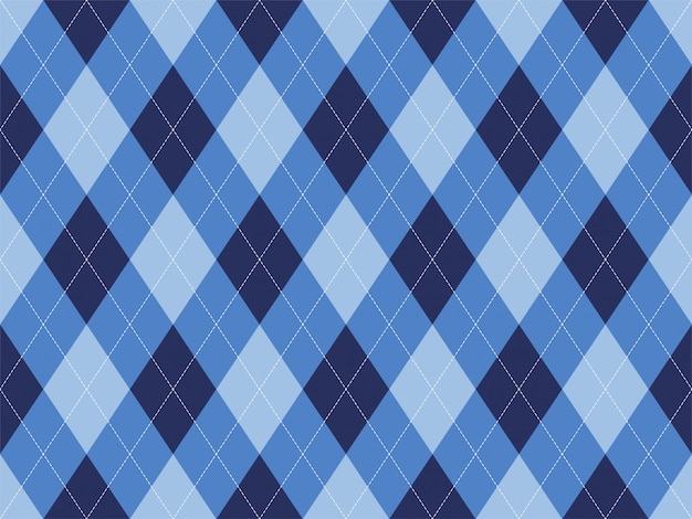 Vector argyle pattern seamless. fabric texture background.