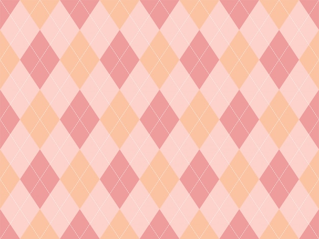 Argyle pattern seamless. Fabric texture background.