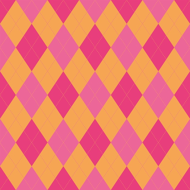 Argyle  seamless pattern Classic geometric textile print diamonds or lozenges