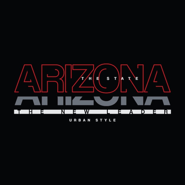 Arizona graphic tshirt and apparel design