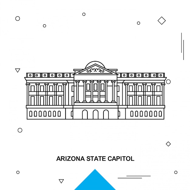 Vettore capitolo di stato di arizona