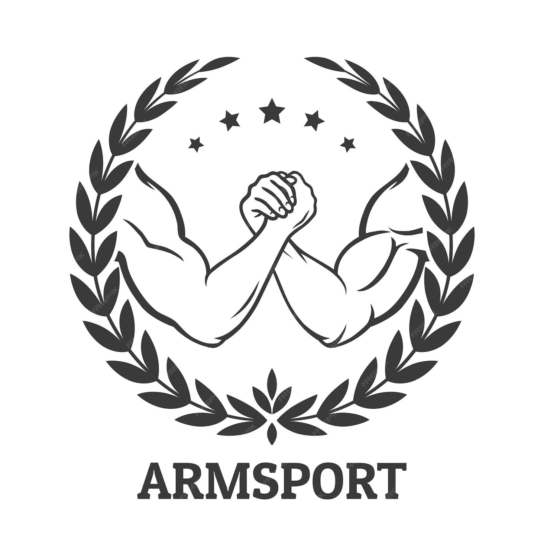 Армрестлинг рисунок