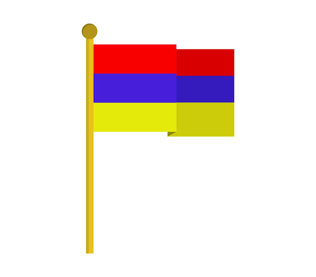 Bandiera dell'armenia