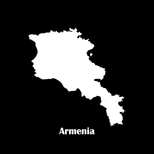 アルメニア地図アイコン ベクトル イラスト シンボル デザイン