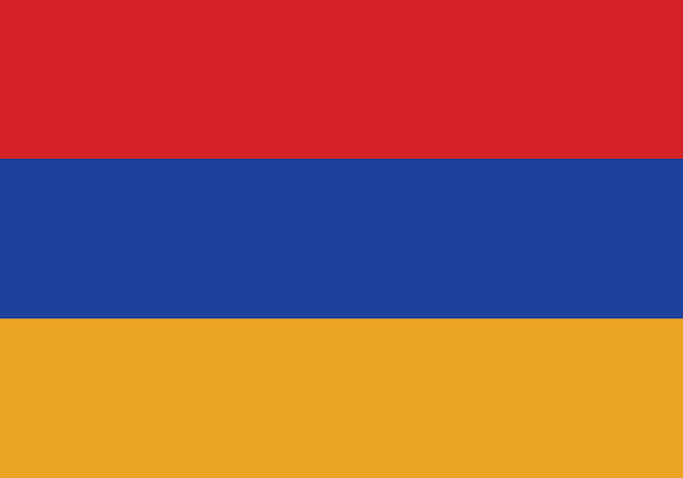 Vector armenia national official flag symbol banner vector illustration