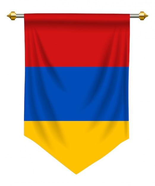 Vector armenia pennant