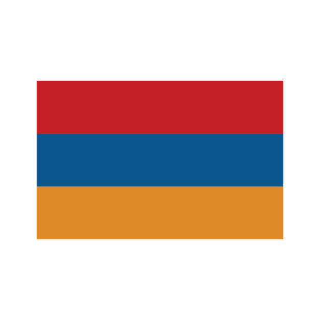 Vettore modello vettoriale di icone della bandiera armena