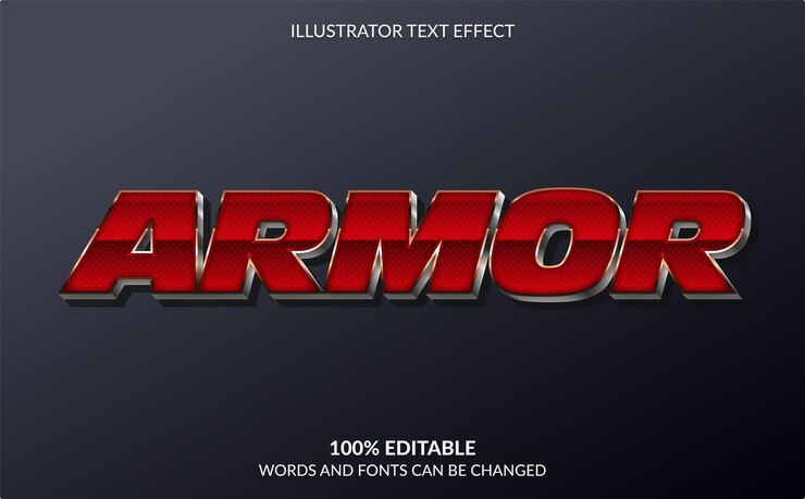 Armor Text Style Effect