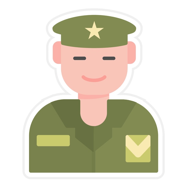 Army Captain icon vector image Can be used for Military