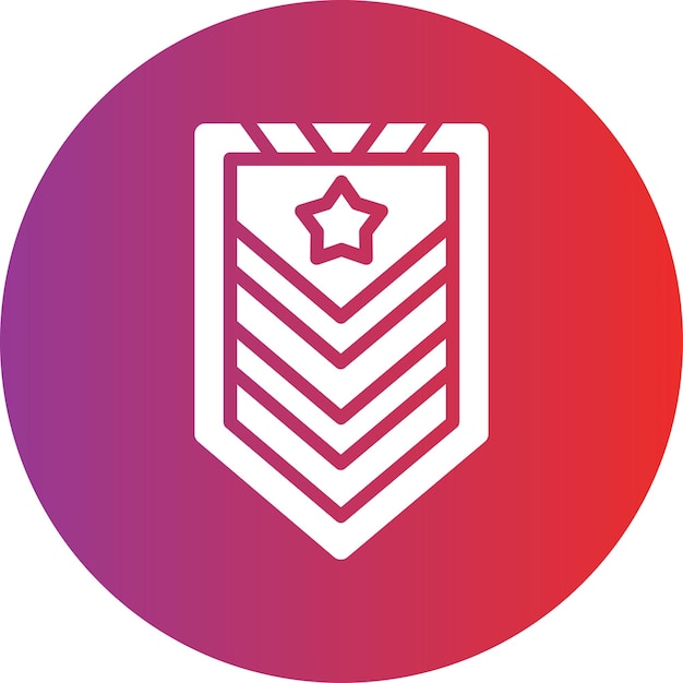 Army Chevron Icon Style