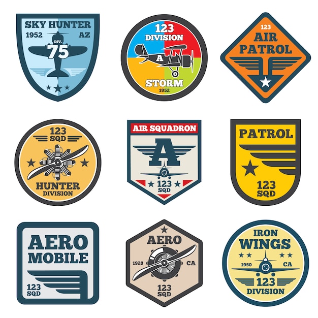 Vector army labels