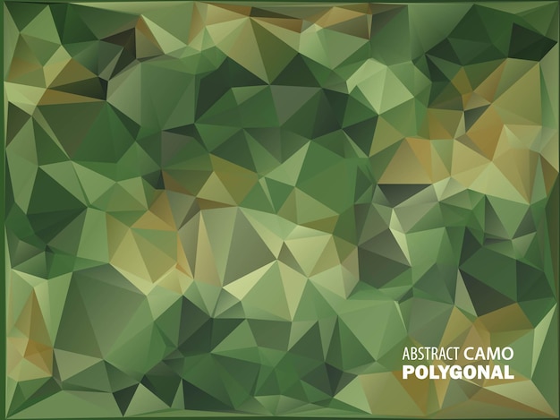 Army military. camouflage background. made of geometric triangles shapes. army illustration. polygonal style