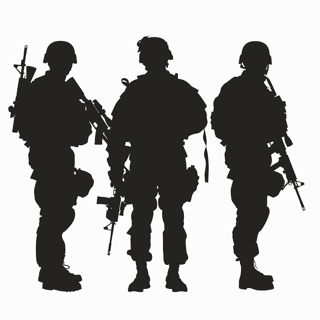 army soldier silhouette