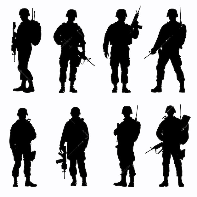 army soldier silhouette