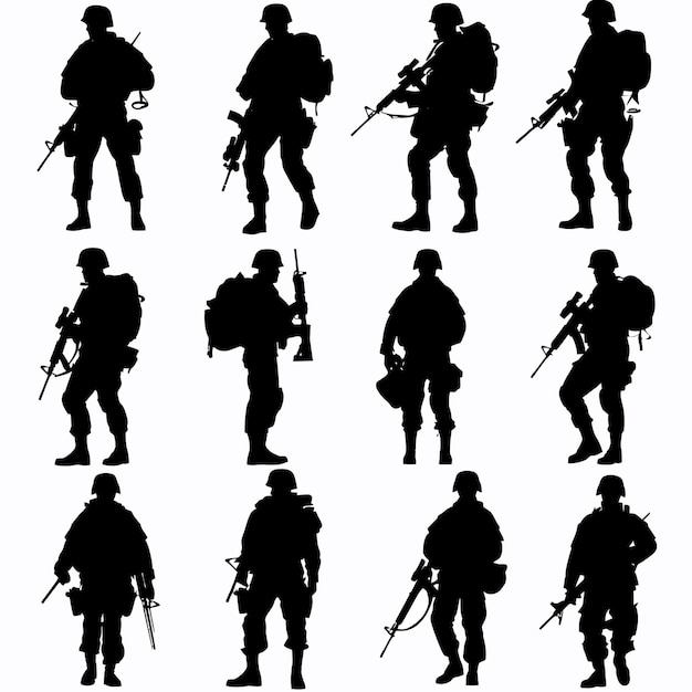 army soldier silhouette