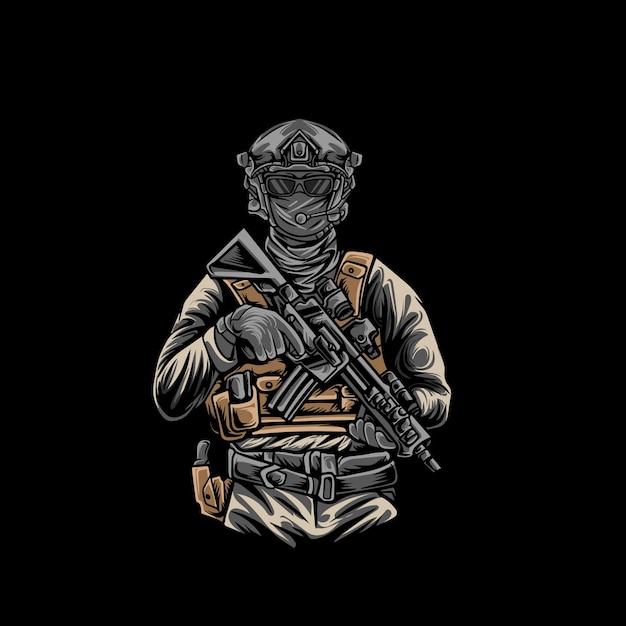 Army vector illustration