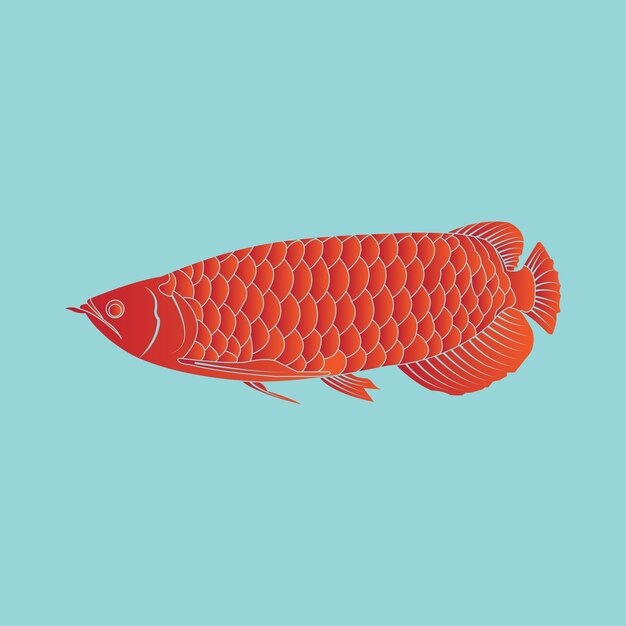 Arowana fish icon