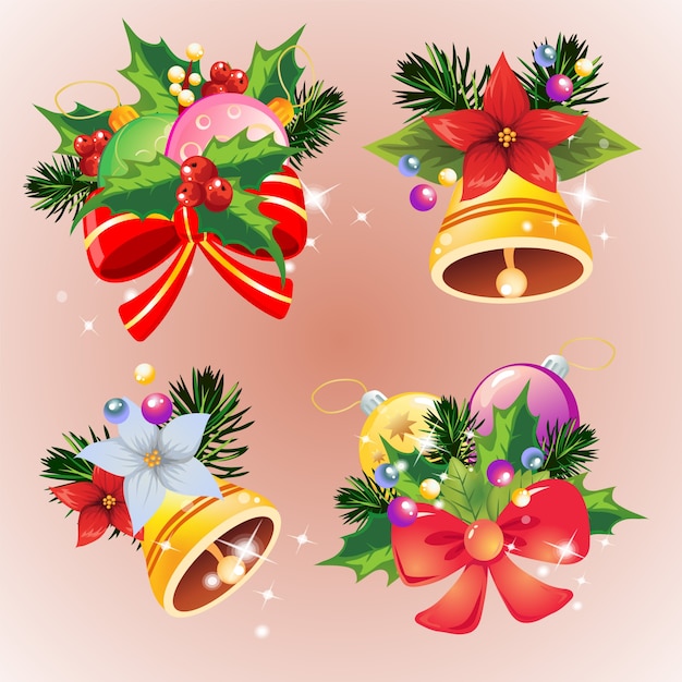 arrangement van kerstdecoratie
