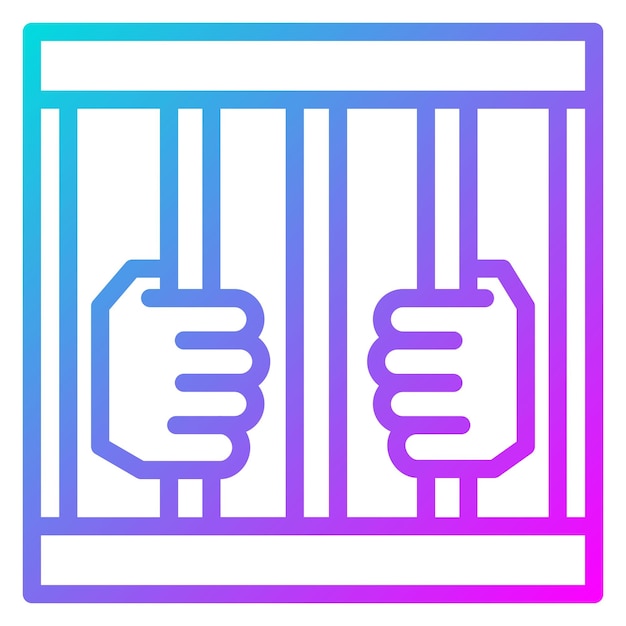 Arrest vector icon can be used for prison iconset