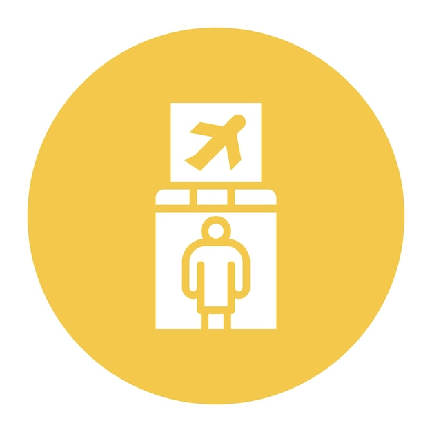 Vector arrival gate icon vector image can be used for hajj pilgrimage