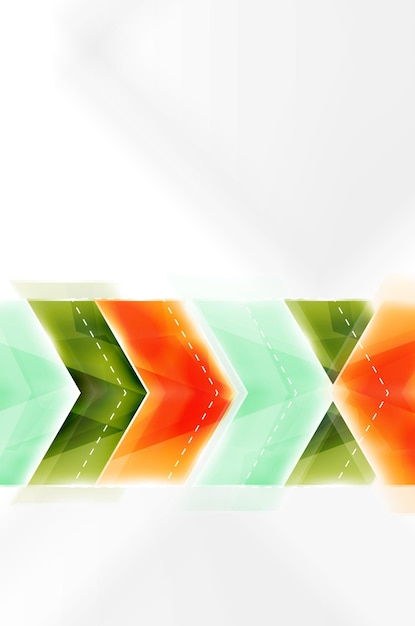 Vector arrow abstract background