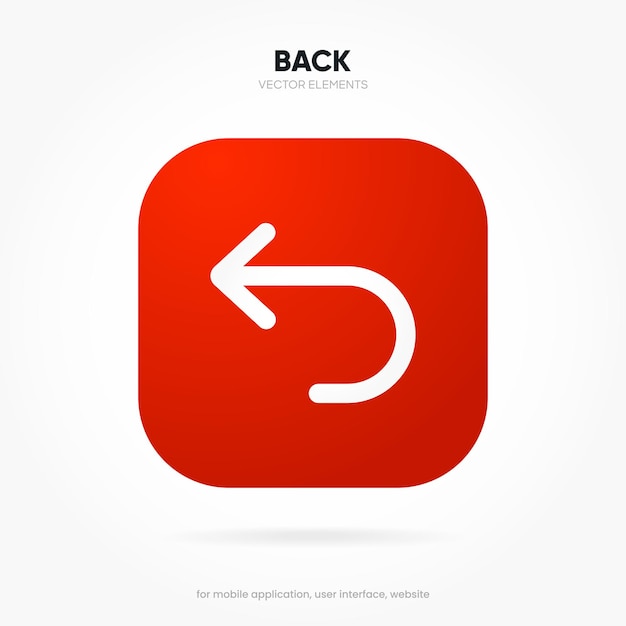 Arrow back icon Previous direction symbol Icon arrow symbol Left symbol Returning arrow icon