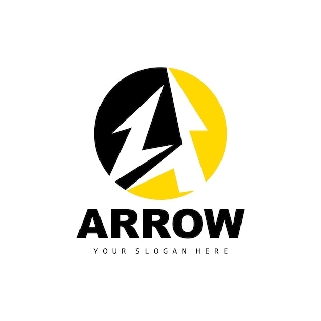 Arrow Direction Logo Directional Direction Vector Icon A Letter Model Design