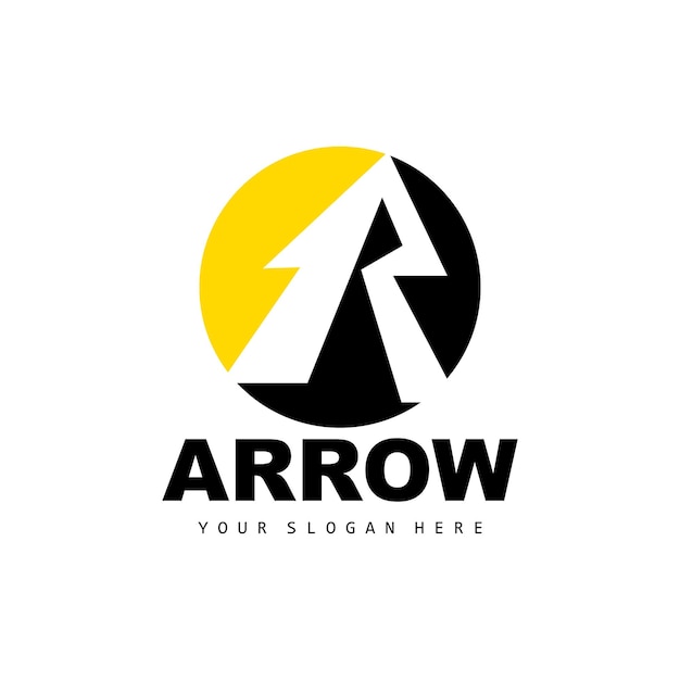 Arrow Direction Logo Directional Direction Vector Icon A Letter Model Design