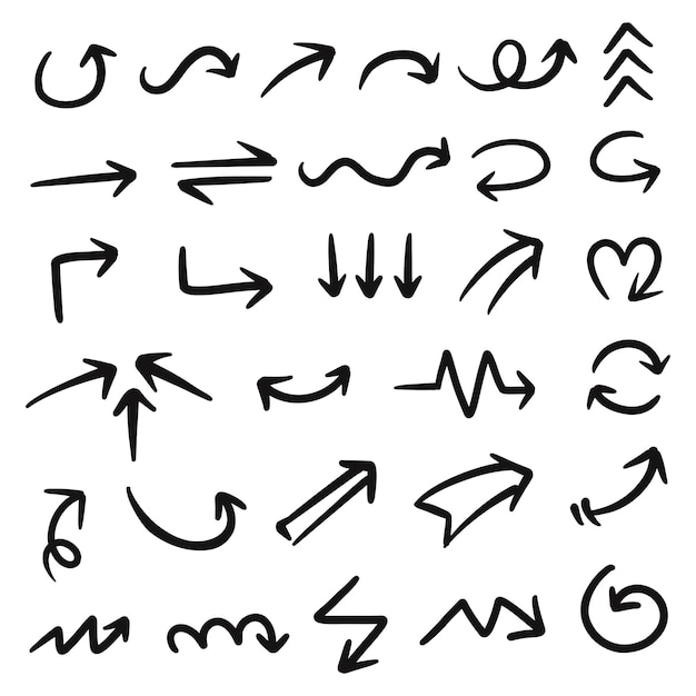 Сборник свободных элементов Arrow Doodle