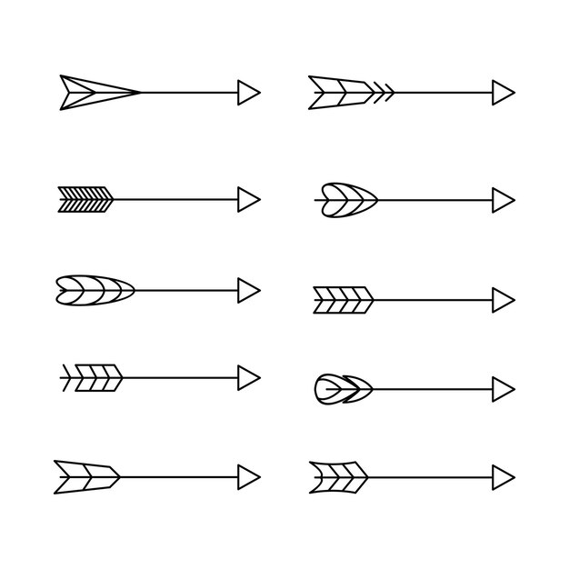 Vector arrow element collection