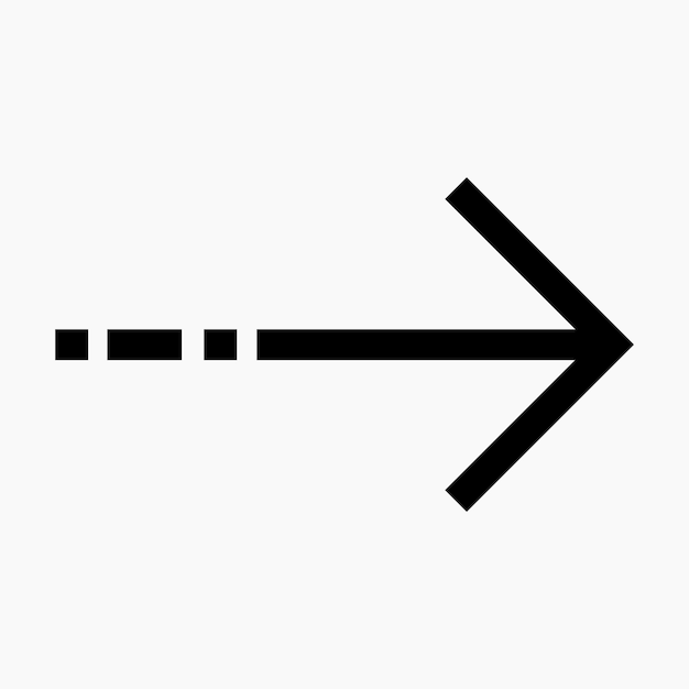 Arrow Flat Icon Line