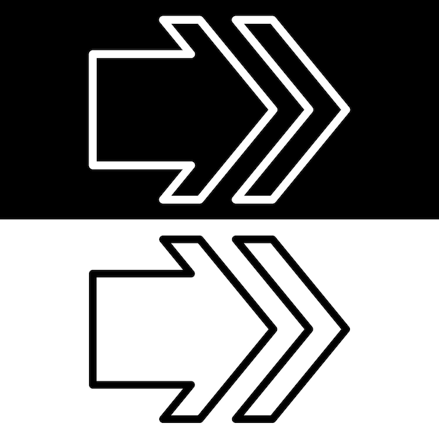 Arrow icon design illustration design