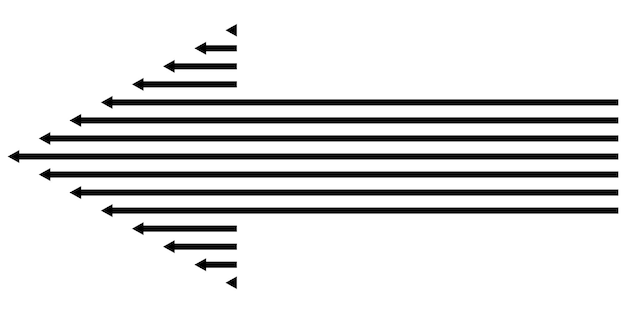 Vector arrow icon direction vector arrow sign symbol next direction of the guide lines