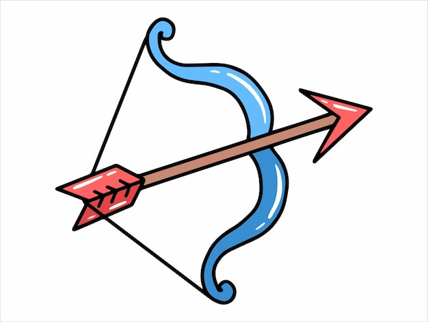 Vector arrow icon illustration